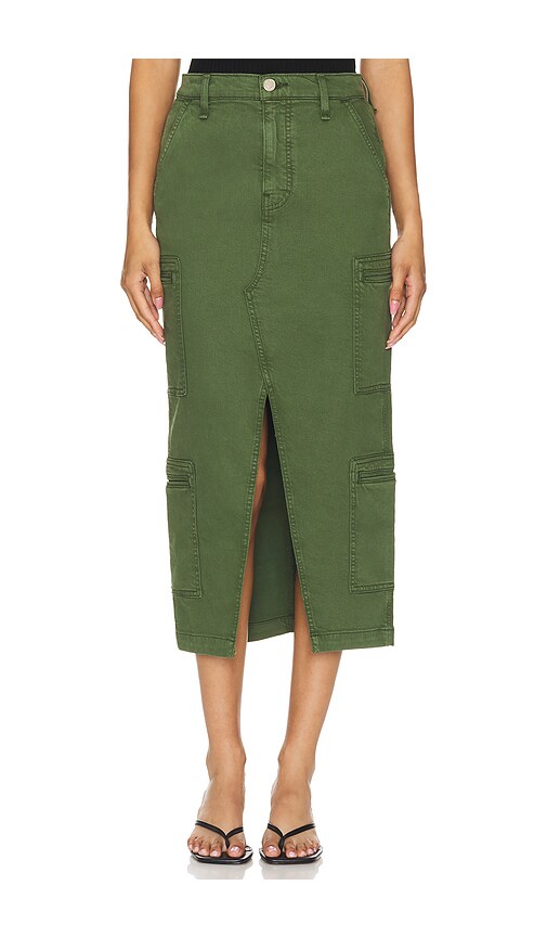 Hudson Jeans Reconstructed Cargo Skirt in Cypress