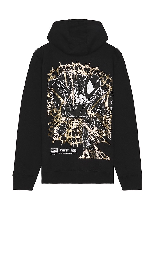Huf X Spider-man Arachknight Full Zip Hoodie In Black