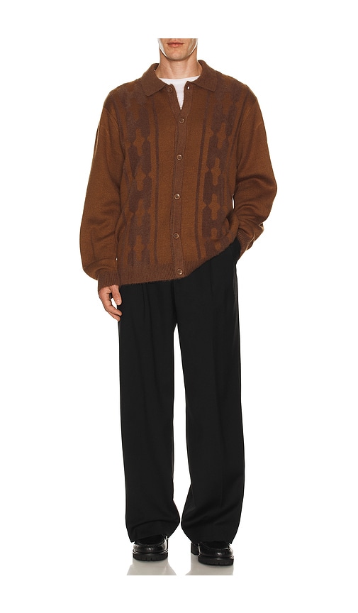  Huf Strick Patterson In Brown. Größe S. Also In L, Xl/1x. 