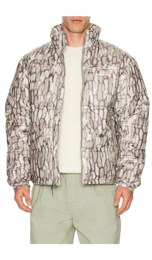 HUF 89 Warped Camo Tyvek Puffer Jacket