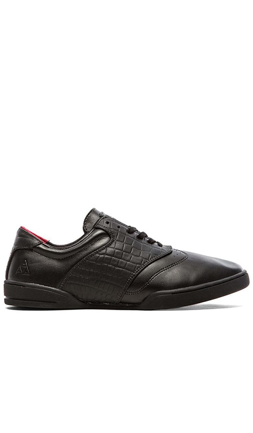 huf dylan black leather