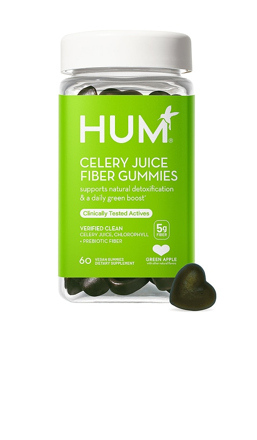 Hum Nutrition Celery Juice Fiber Gummies In White