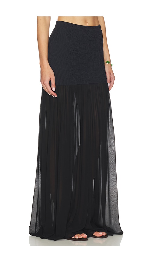 Hunza G Hybrid Skirt In Black