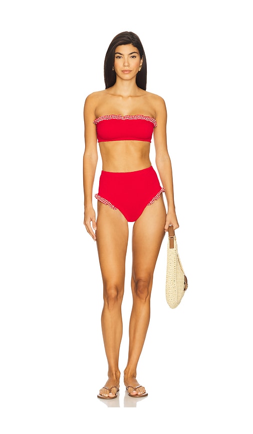 Peggy Bikini Set in Red.