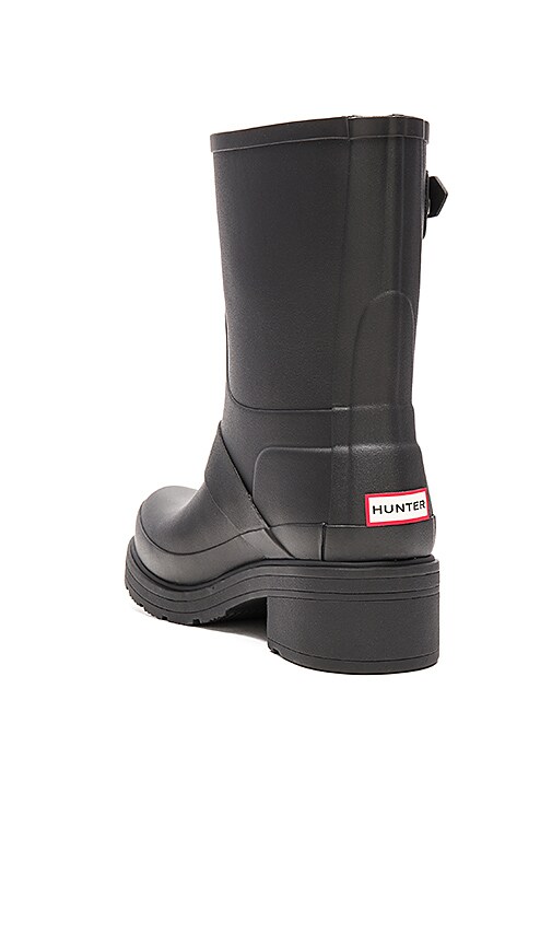 hunter biker rain boots