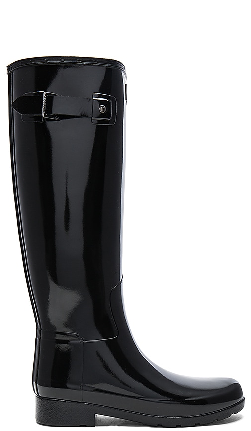 hunter original refined gloss rain boots