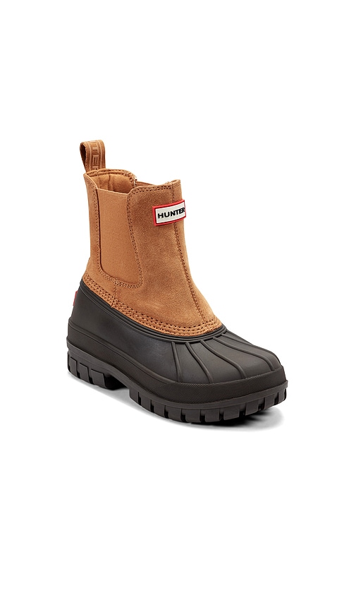 Hunter Sutton Waterproof Duck Boot In Black