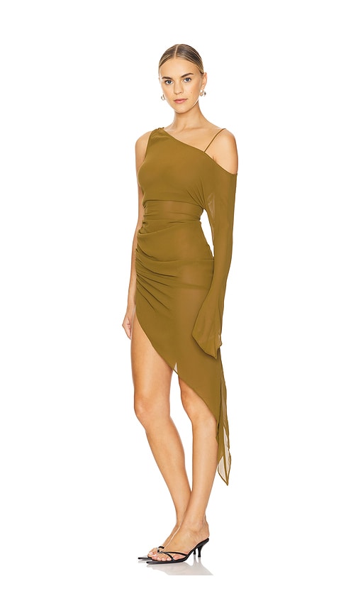  H:ours Midi-kleid Rei In Olive. Größe M. Also In Xxs, Xl. 