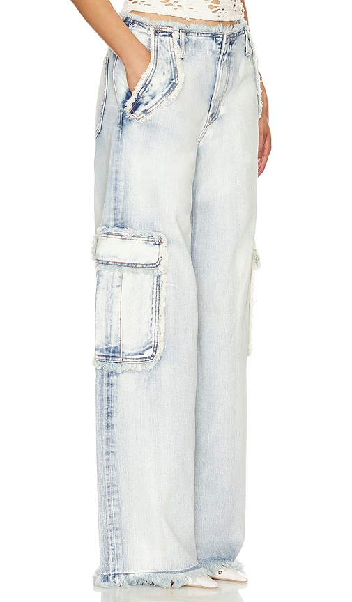 Shop H:ours Jordi Cargo Pant In Lt Tinted Bleach