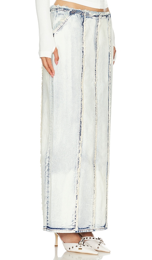 Shop H:ours Letitia Maxi Skirt In Lt Tinted Bleach