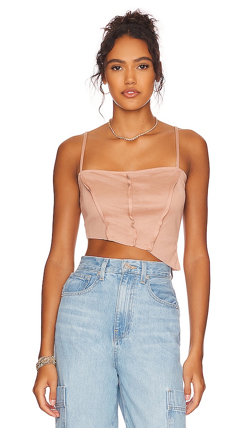 OW Collection Cotton Candy Corset Top in Pink