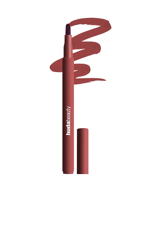 Huda Beauty Lip Contour Lip Stain in Cinnamon.