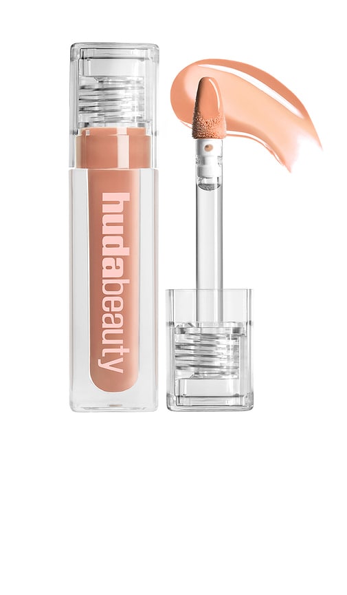 Huda Beauty Faux Filler Lipgloss in Midcealer.