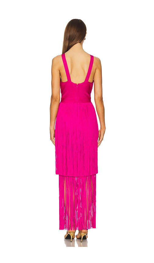  Herve Leger Gestuftes Maxikleid Margaret In Pink. Größe Xs. Also In S. 