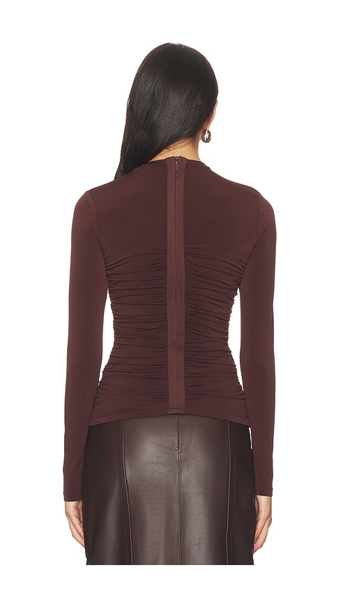  Herve Leger Oberteil Veronica In Brown. Größe S. Also In M. 