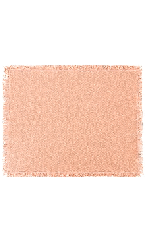 Shop Hawkins New York Essential Set Of 4 Cotton Placemats In Blush