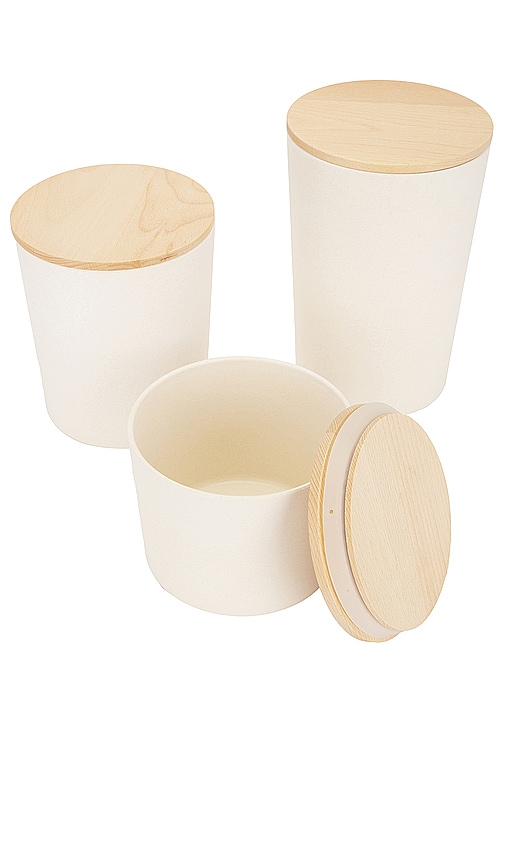  Hawkins New York Essential Storage Containers In White. 