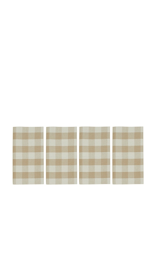 HAWKINS NEW YORK Essential Gingham Napkins Set Of 4