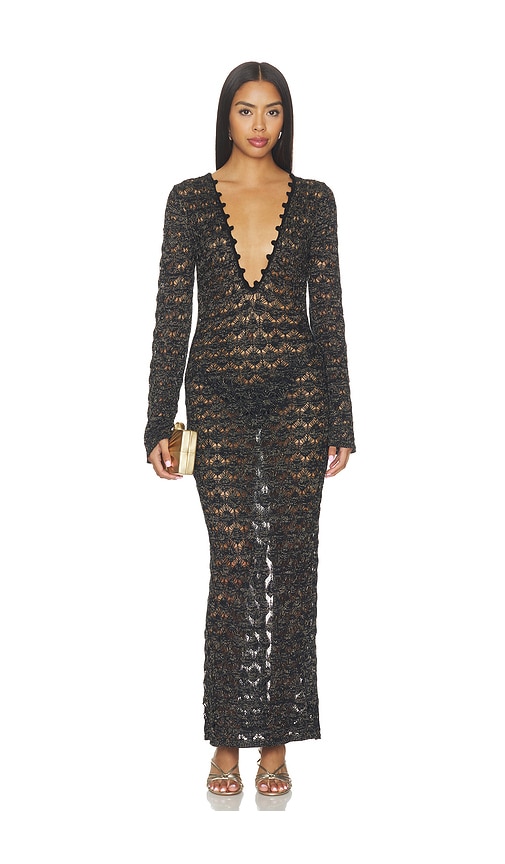 I.AM.GIA Sienna Maxi Dress in Black. - size L (also in M, S, XS)