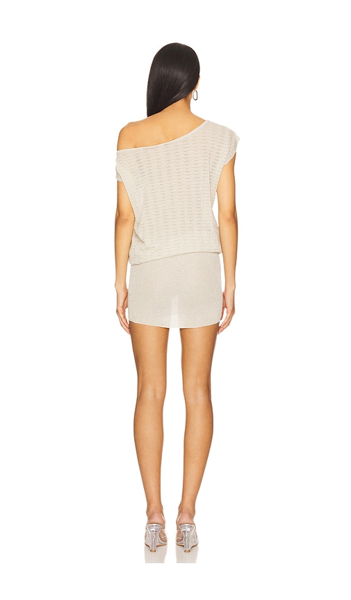  I.am.gia Kleid Xola Mini In Metallic Silver. Größe M. Also In L. 