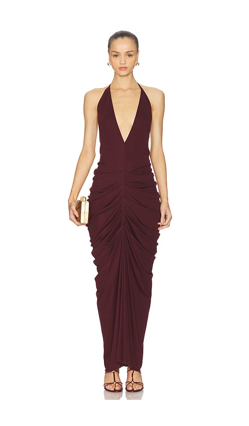 I.AM.GIA ROBE SASHI MAXI en Brown. Taille S. Also en XXS.