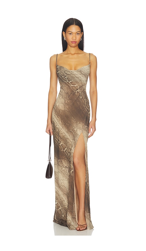 IAMGIA ROBE DOUBLE ZITA en Brown Taille XS Also en 149 €
