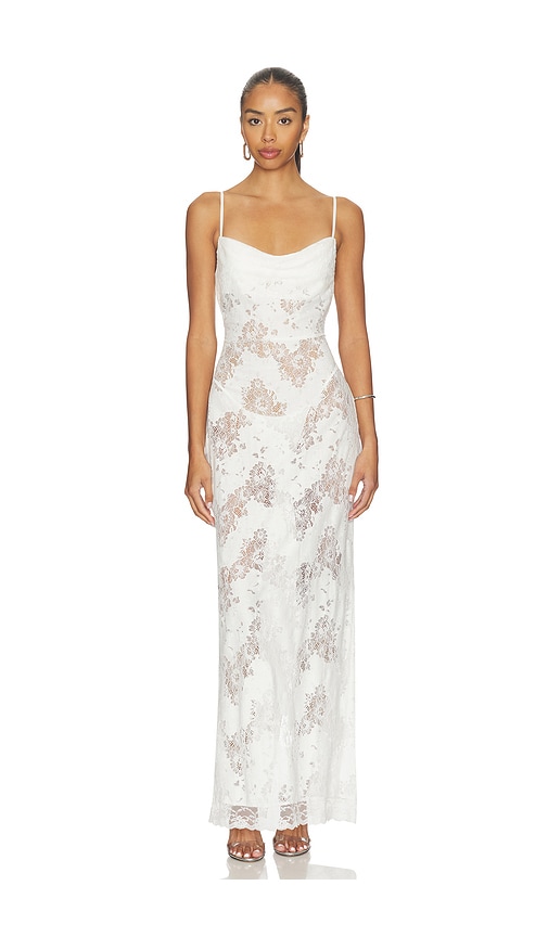 IAMGIA ROBE LEONA MAXI en White Taille XL Also en S XS M L 138 €