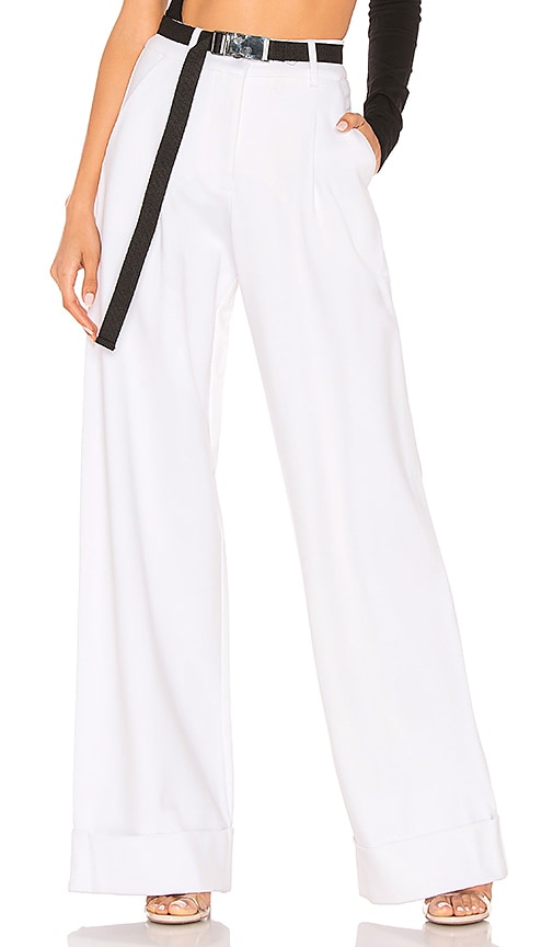 ANNA HIGH WAIST PANT IN ORCHID WHITE