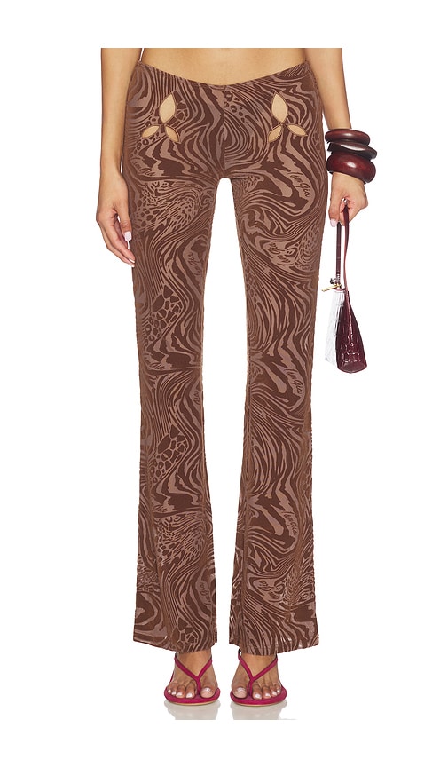 I.AM.GIA PANTALON AMINA en Chocolate. Taille L. Also en S, XXS, XS, M, XL.