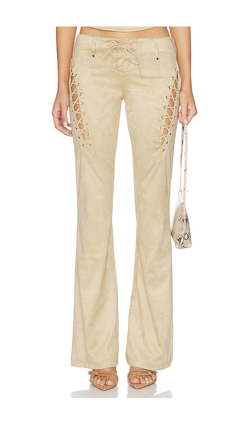 I.AM.GIA PANTALON XENIA en Tan. Taille XL. Also en L.