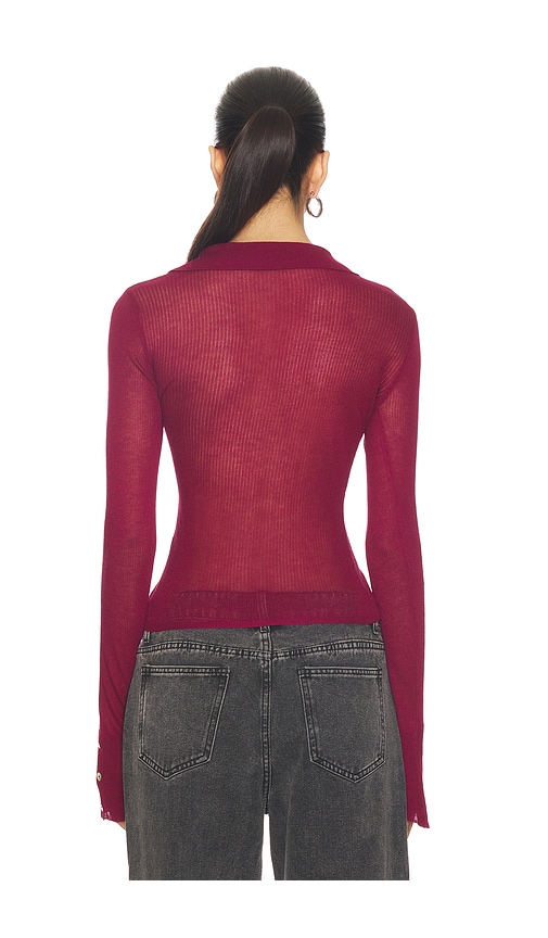  I.am.gia Oberteil Davina In Burgundy. Größe S. Also In Xxs, Xs. 