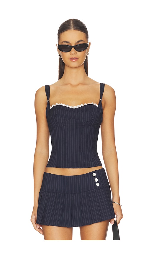 IAMGIA Marrion Corset Top en Navy Taille XXS Also en XS S M L 94 €
