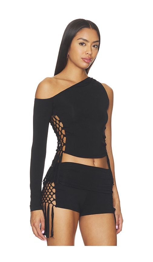 Black Cut Out Crop Tops | REVOLVE
