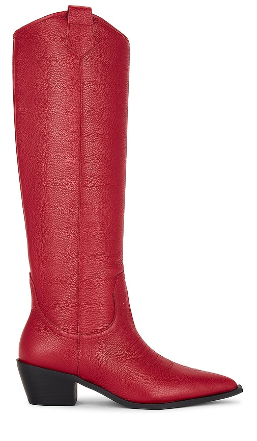 Intentionally Blank X Revolve Karianne Boot In Ruby