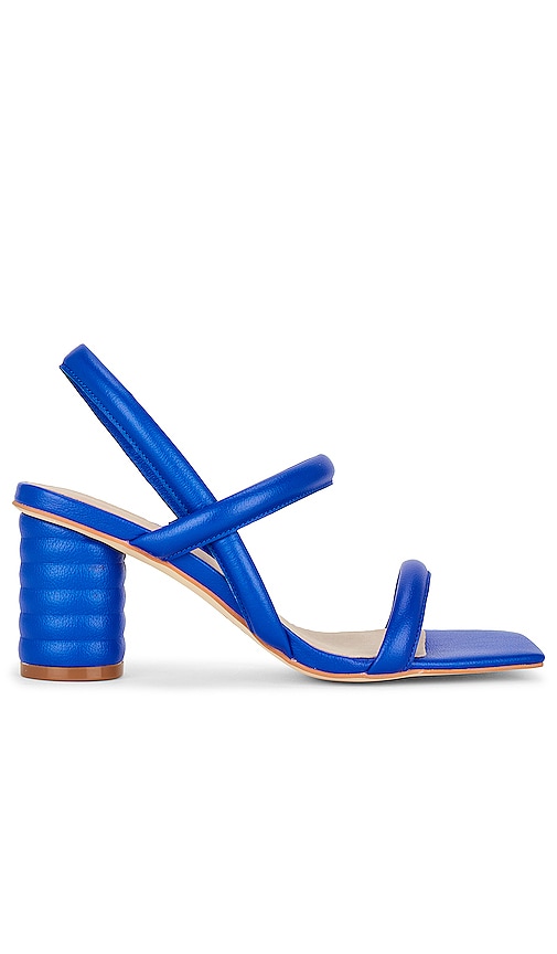 Intentionally Blank Kifton Heel Electric Blue Sandal