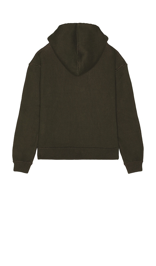 Isa Boulder Triangle Zip Hoodie In Green