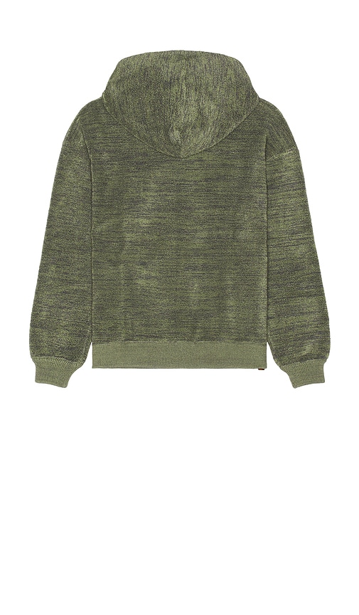Isa Boulder Boucle Hoodie In Green