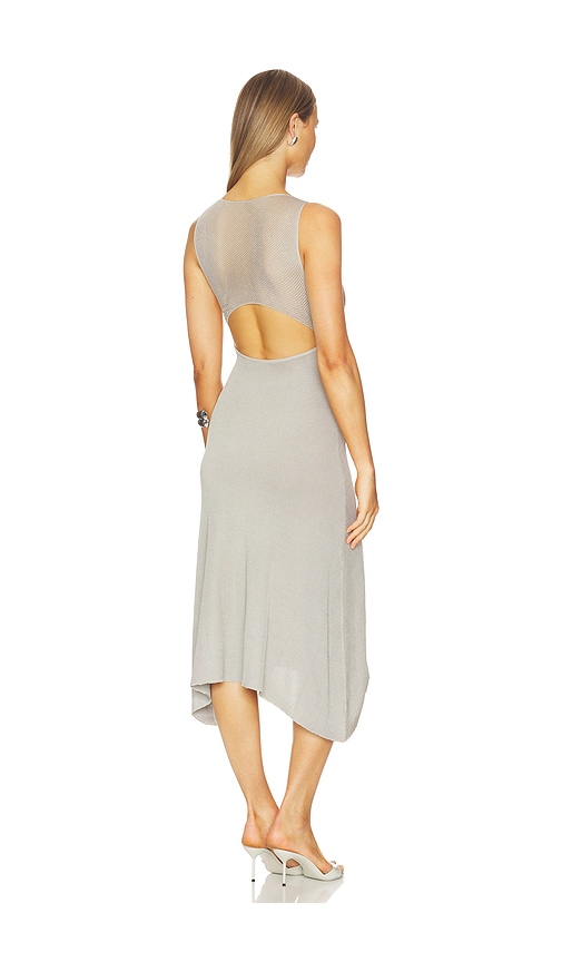  Isa Boulder Kleid Cowl Neck In Grey. Größe S. Also In M, L. 