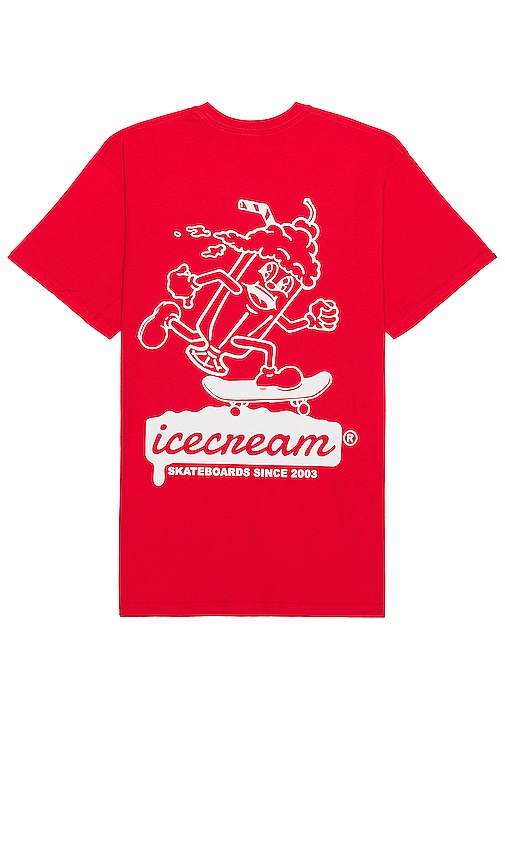 Icecream T恤 In Red