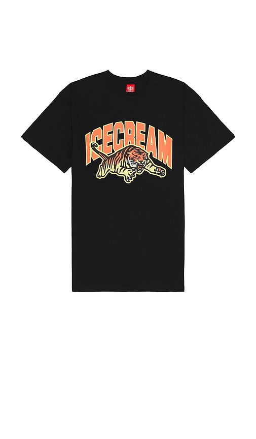 Shop Icecream Tiger Tee In 黑色