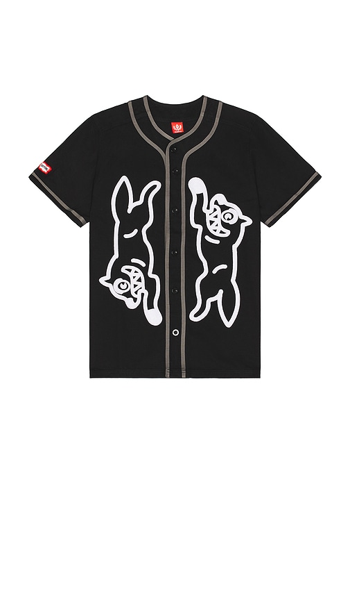 Betts Short Sleeve Button Up Shirt in Black. - size S (also in L, M, XL/1X)