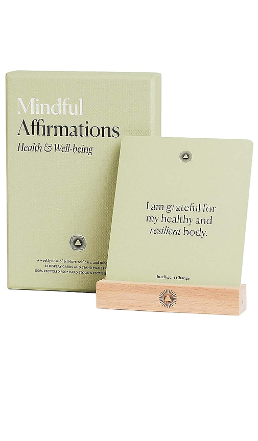 Shop Intelligent Change Mindful Affirmations Health & Well-being In Sage