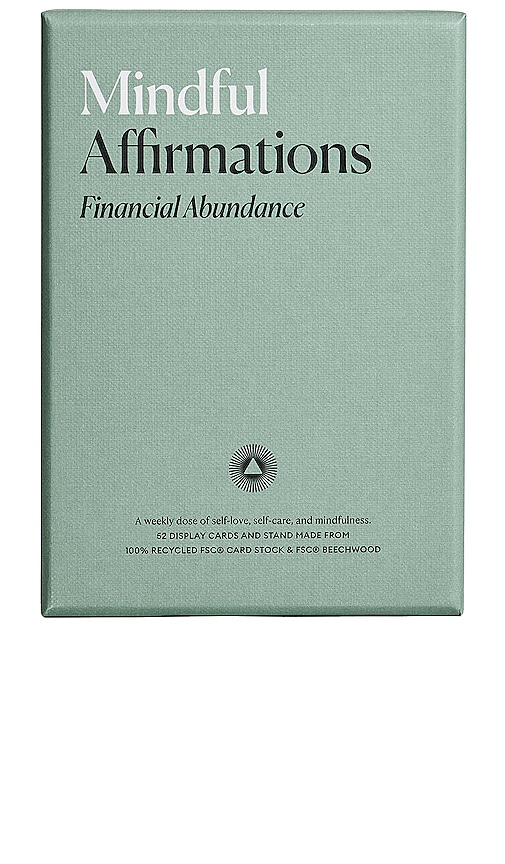 Intelligent Change Mindful Affirmations Financial Abundance In Green