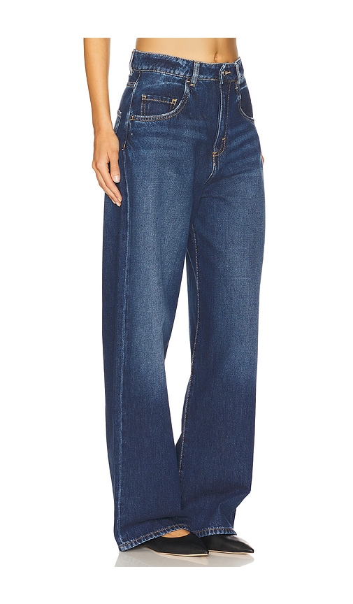 Icon Denim Poppy Blue Jeans With Medium Rise And Logo Patch On The Rear In Denim Woman In Deep Blue