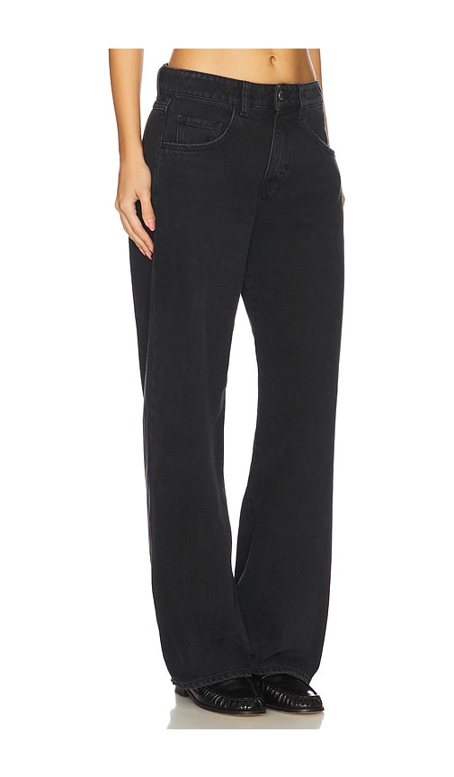 Icon Denim Bea Wide Leg Jeans In Black