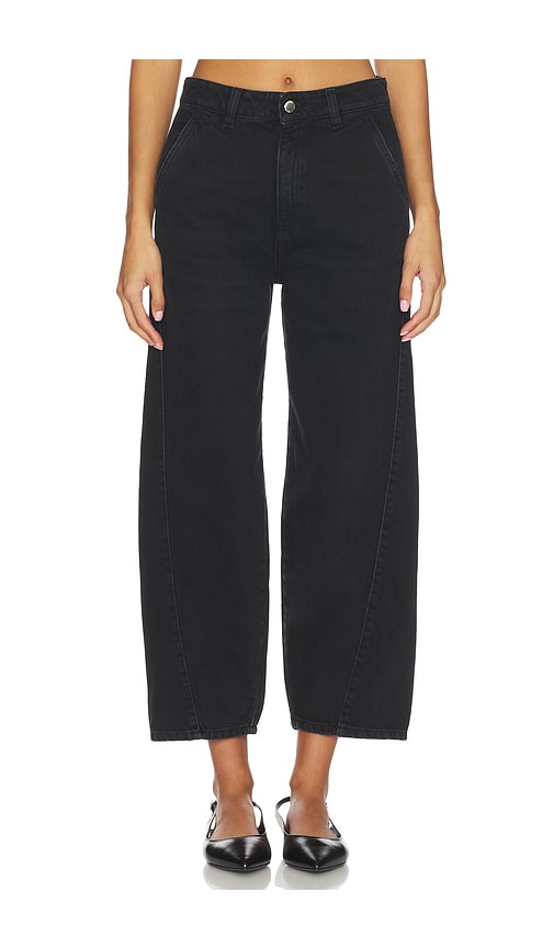 Icon Denim Juno Wide Leg Jeans In Black