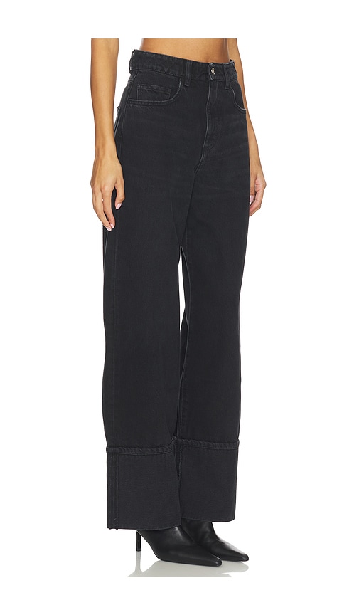 Icon Denim Kiki Wide Leg Jeans In Black