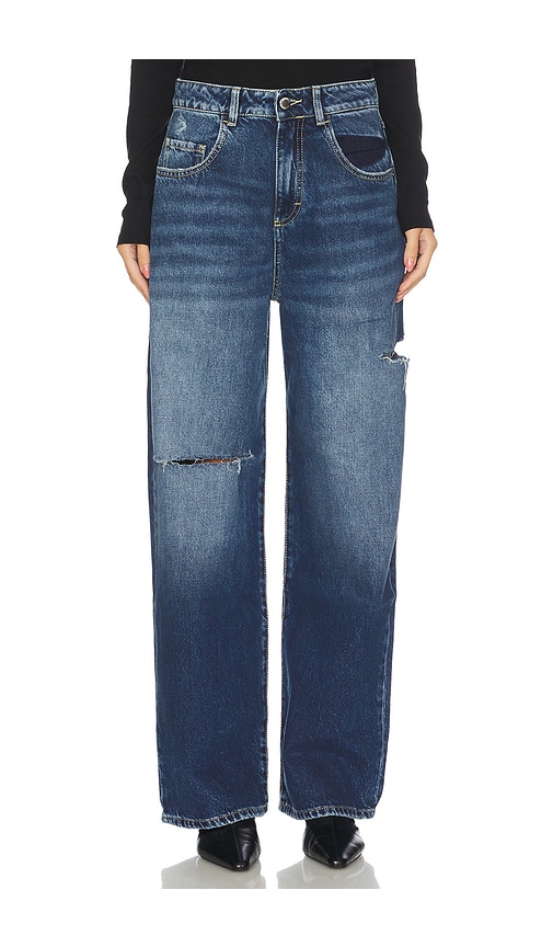 Icon Denim Poppy Wide Leg Jeans In Blue