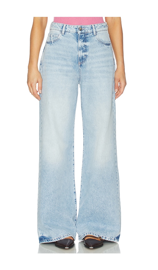 Icon Denim Debby Wide Leg Jeans. - In Blue