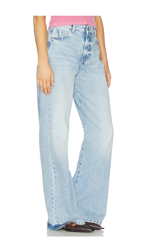 Icon Denim Debby Wide Leg Jeans. - In Blue